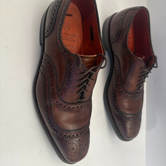 Allen Edmonds Leather Brown Oxford shoes Men\'s 9.5 US Brown 5828 main image 7